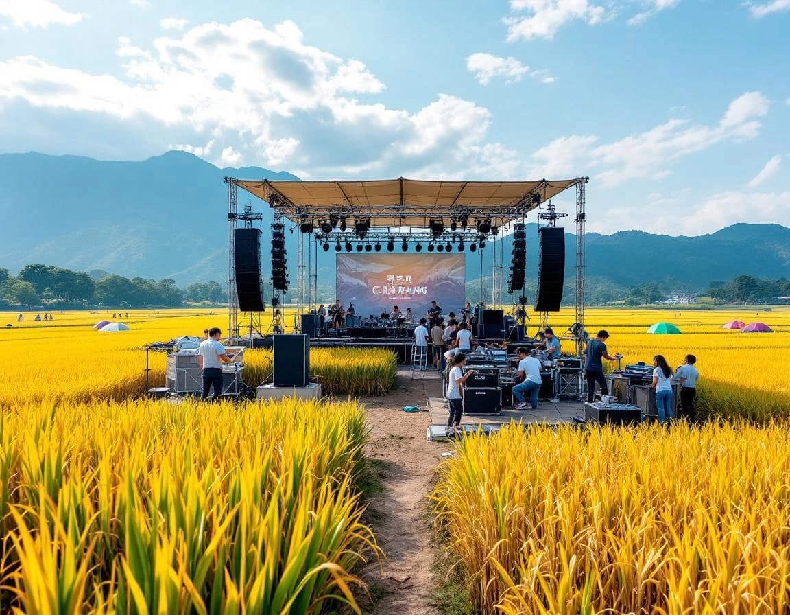 稻米音樂節工作人員